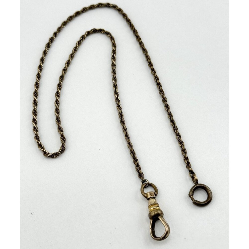 DB & Co Estate Gold Filled Watch Fob Chain